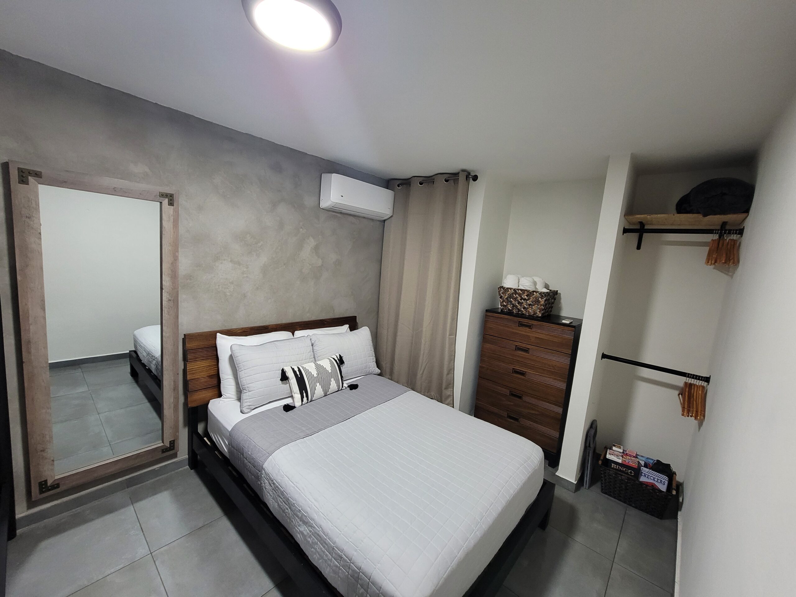 Guest bedroom with modern decor at VillaMar Fajardo in Fajardo, Puerto Rico
