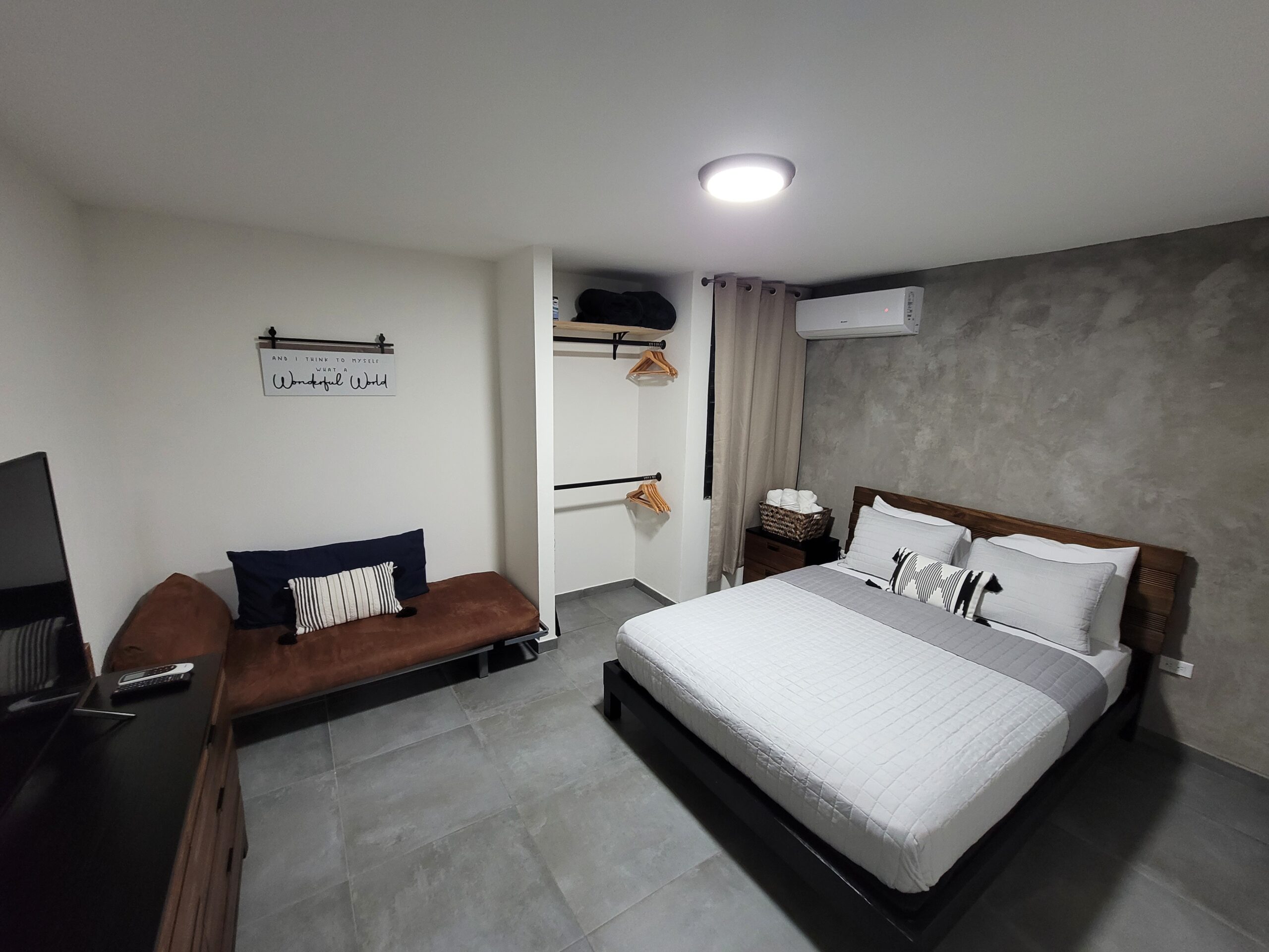 Master bedroom with air conditioning at VillaMar Fajardo vacation rental
