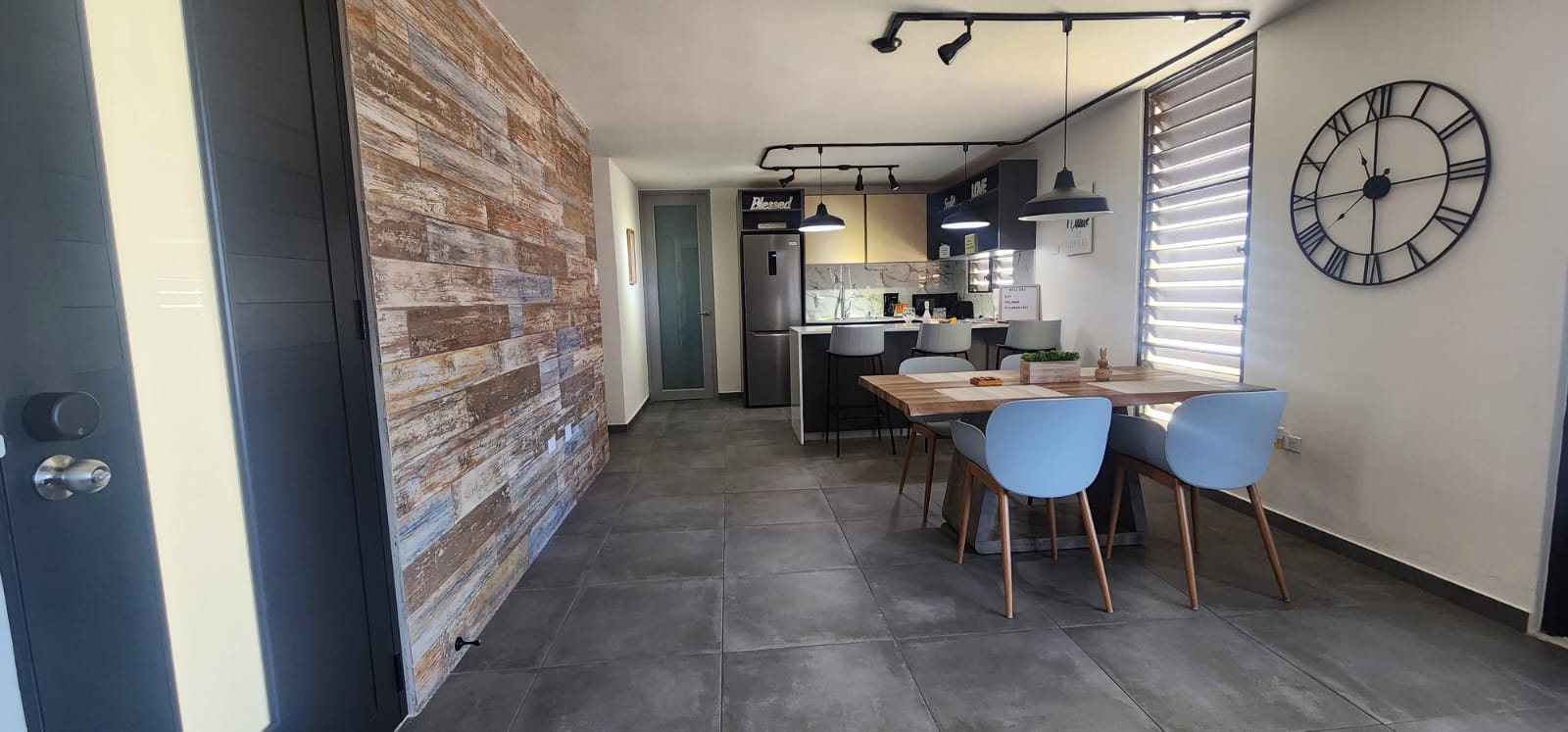 Fully equipped kitchen and dining area at VillaMar Fajardo in Villa Marina, Fajardo
